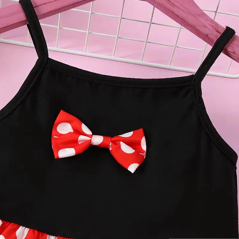 Charming Baby Girl Red Polka Dot Summer Dress